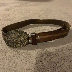 Buckle brand genuine leather belt!